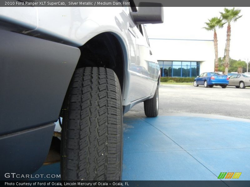 Silver Metallic / Medium Dark Flint 2010 Ford Ranger XLT SuperCab