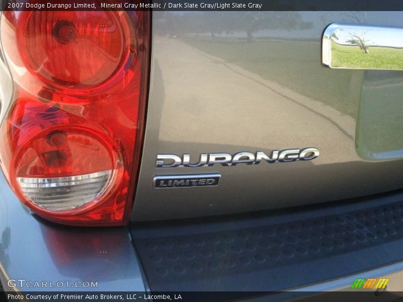Mineral Gray Metallic / Dark Slate Gray/Light Slate Gray 2007 Dodge Durango Limited