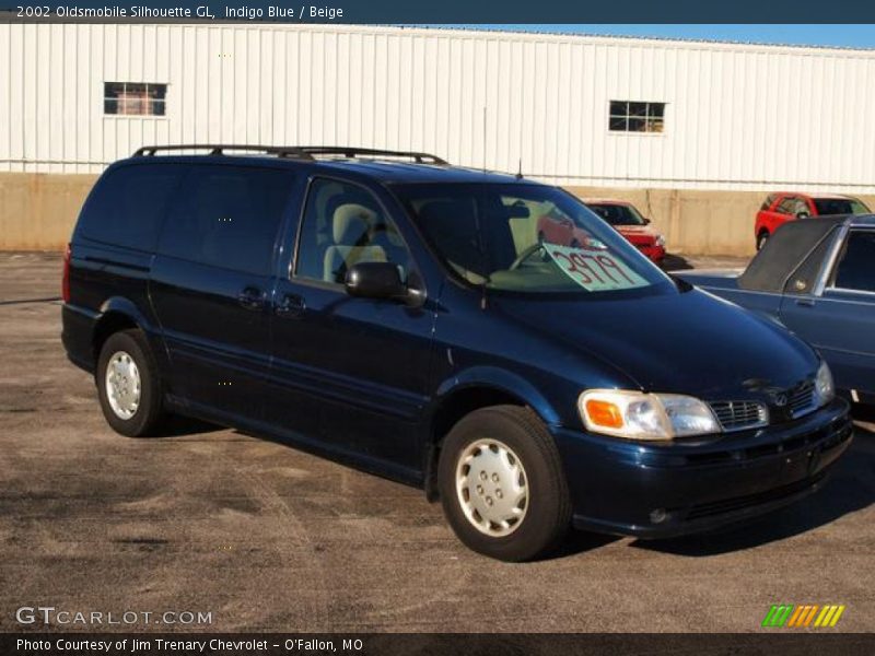 Indigo Blue / Beige 2002 Oldsmobile Silhouette GL