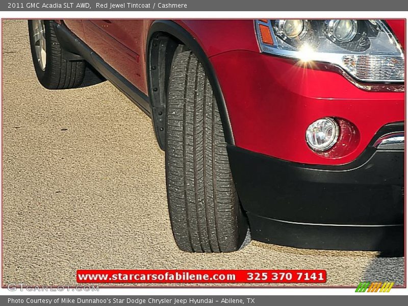 Red Jewel Tintcoat / Cashmere 2011 GMC Acadia SLT AWD
