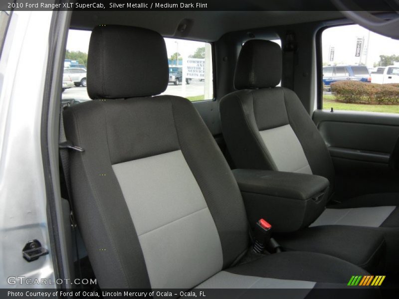 Silver Metallic / Medium Dark Flint 2010 Ford Ranger XLT SuperCab