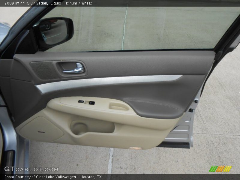 Liquid Platinum / Wheat 2009 Infiniti G 37 Sedan