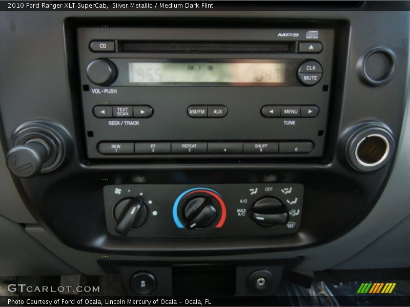 Silver Metallic / Medium Dark Flint 2010 Ford Ranger XLT SuperCab