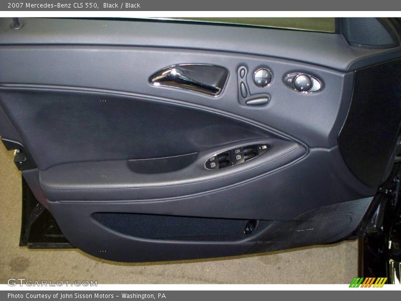 Black / Black 2007 Mercedes-Benz CLS 550