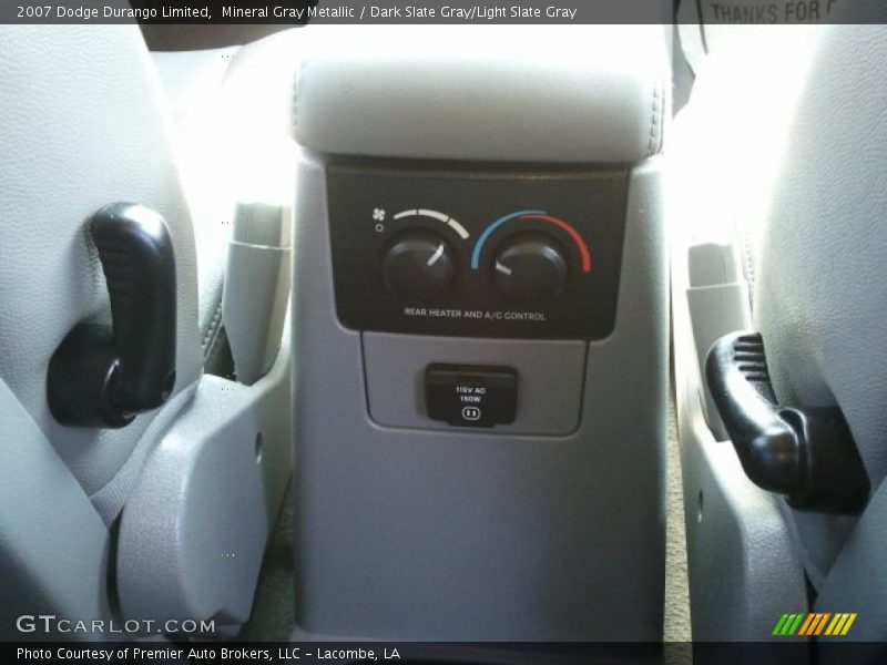 Mineral Gray Metallic / Dark Slate Gray/Light Slate Gray 2007 Dodge Durango Limited