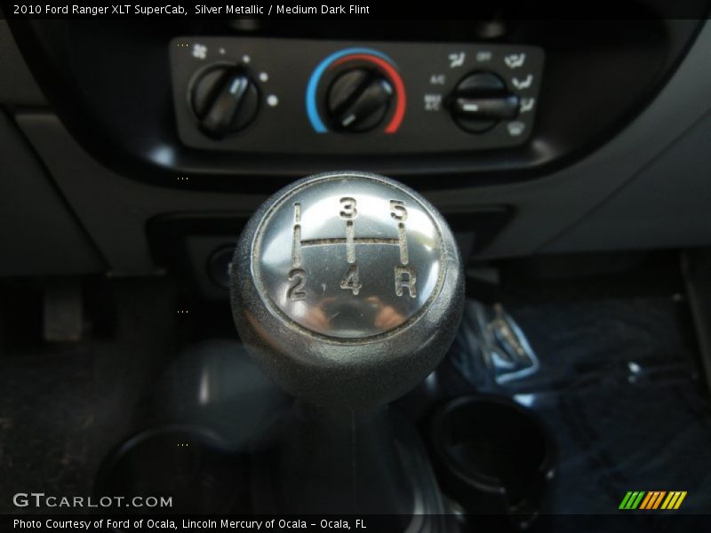 Silver Metallic / Medium Dark Flint 2010 Ford Ranger XLT SuperCab
