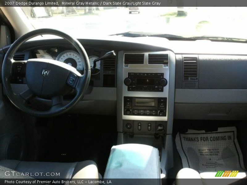 Mineral Gray Metallic / Dark Slate Gray/Light Slate Gray 2007 Dodge Durango Limited