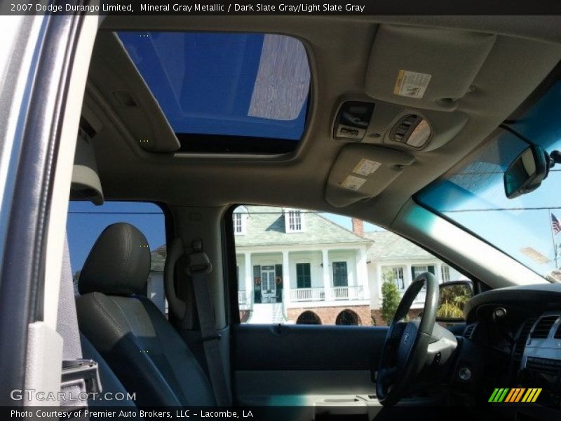Mineral Gray Metallic / Dark Slate Gray/Light Slate Gray 2007 Dodge Durango Limited