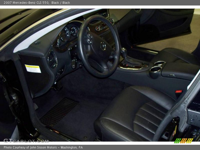Black / Black 2007 Mercedes-Benz CLS 550