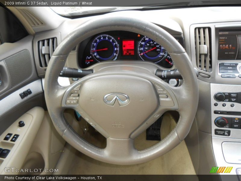 Liquid Platinum / Wheat 2009 Infiniti G 37 Sedan