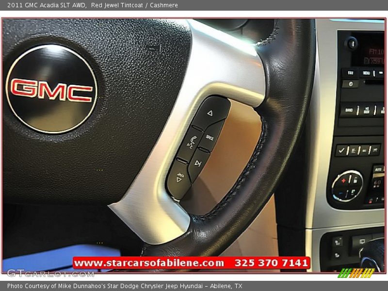 Red Jewel Tintcoat / Cashmere 2011 GMC Acadia SLT AWD