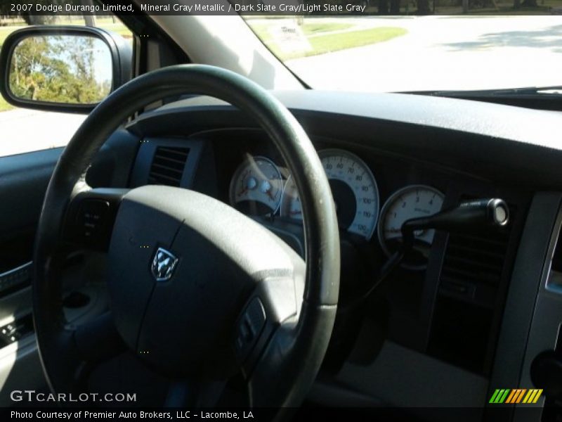 Mineral Gray Metallic / Dark Slate Gray/Light Slate Gray 2007 Dodge Durango Limited