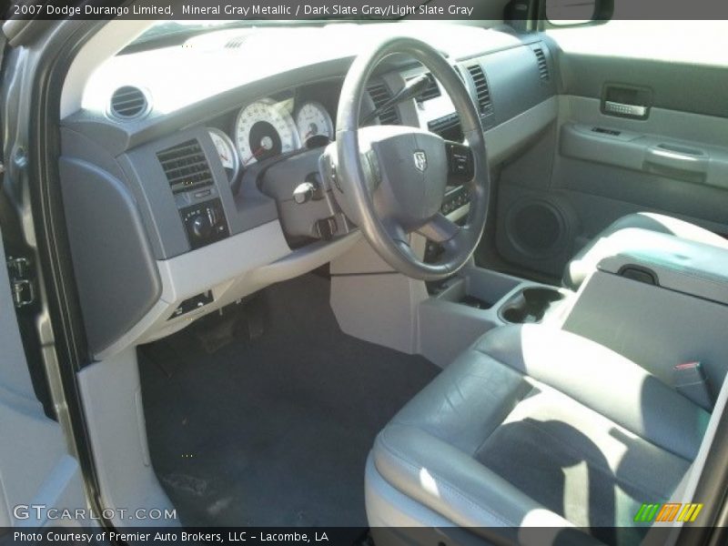 Mineral Gray Metallic / Dark Slate Gray/Light Slate Gray 2007 Dodge Durango Limited