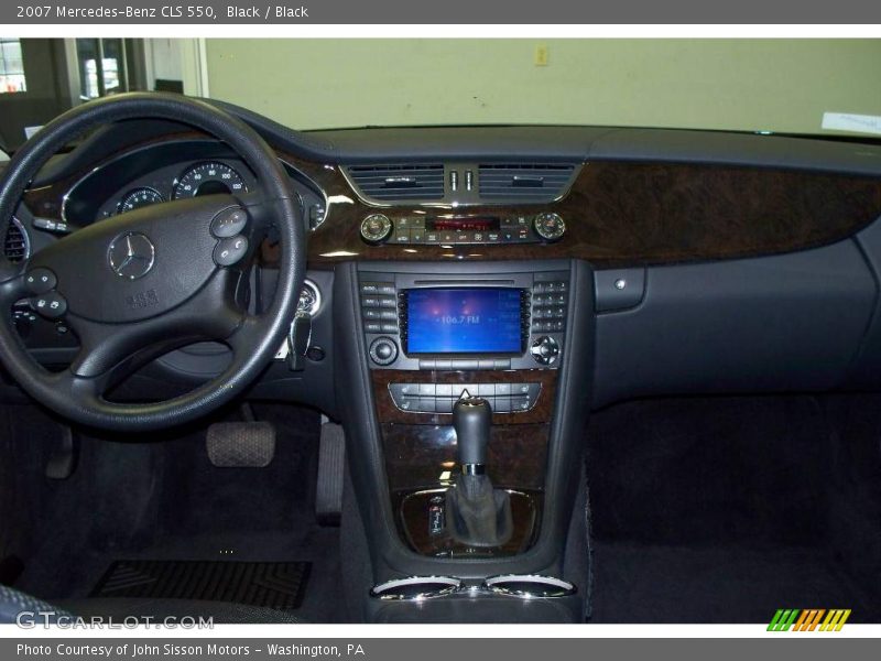 Black / Black 2007 Mercedes-Benz CLS 550