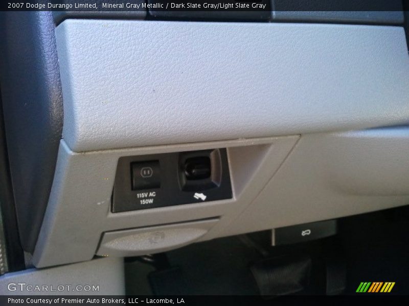 Mineral Gray Metallic / Dark Slate Gray/Light Slate Gray 2007 Dodge Durango Limited