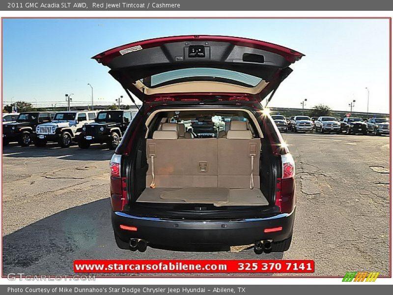 Red Jewel Tintcoat / Cashmere 2011 GMC Acadia SLT AWD