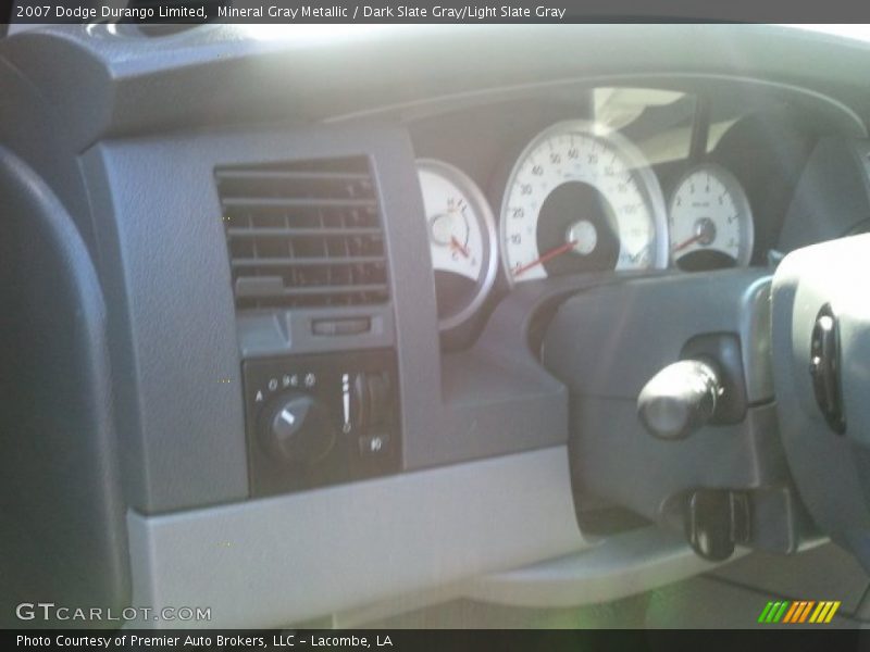 Mineral Gray Metallic / Dark Slate Gray/Light Slate Gray 2007 Dodge Durango Limited