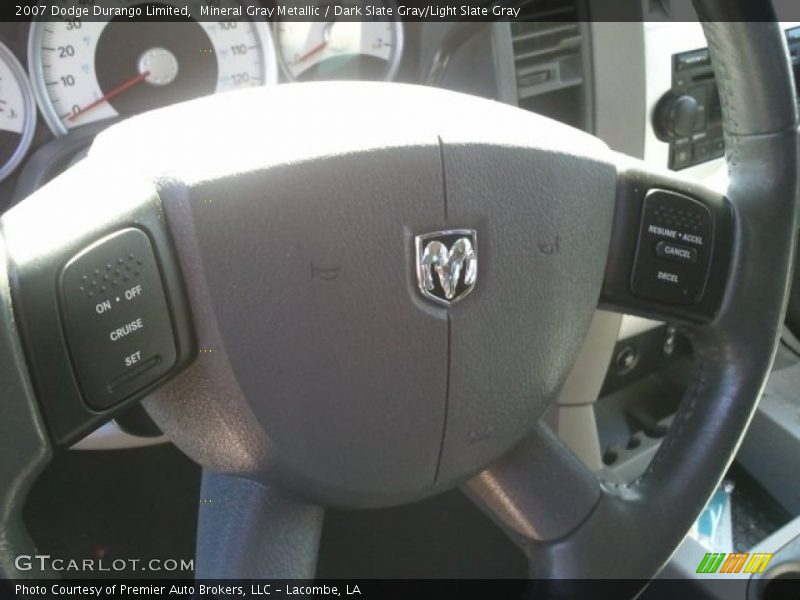 Mineral Gray Metallic / Dark Slate Gray/Light Slate Gray 2007 Dodge Durango Limited