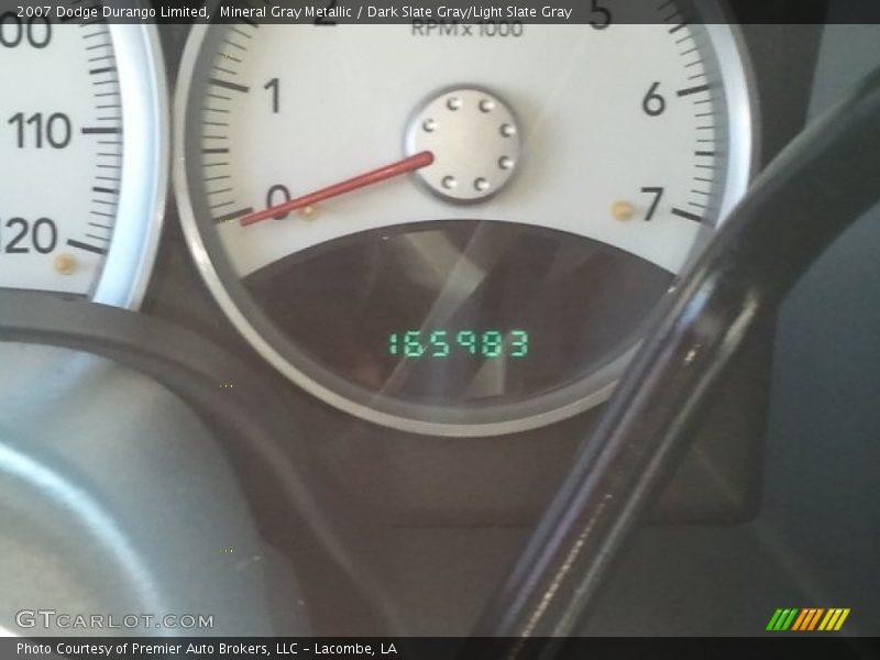 Mineral Gray Metallic / Dark Slate Gray/Light Slate Gray 2007 Dodge Durango Limited