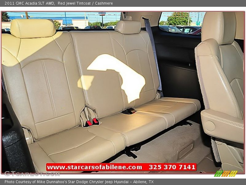 Red Jewel Tintcoat / Cashmere 2011 GMC Acadia SLT AWD