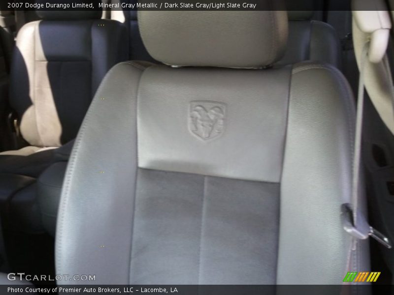 Mineral Gray Metallic / Dark Slate Gray/Light Slate Gray 2007 Dodge Durango Limited