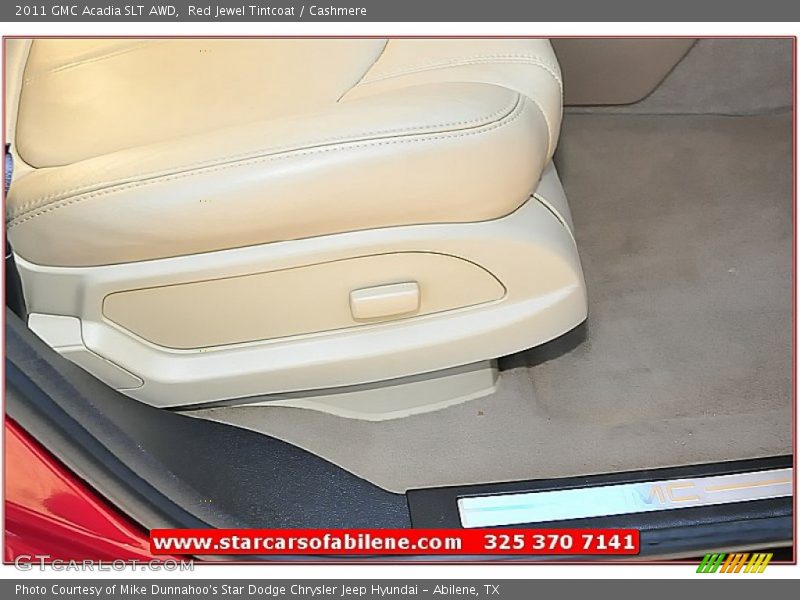Red Jewel Tintcoat / Cashmere 2011 GMC Acadia SLT AWD