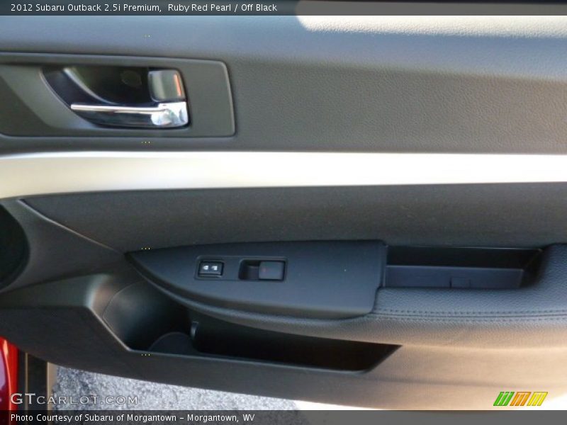 Ruby Red Pearl / Off Black 2012 Subaru Outback 2.5i Premium