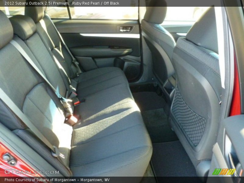 Ruby Red Pearl / Off Black 2012 Subaru Outback 2.5i Premium