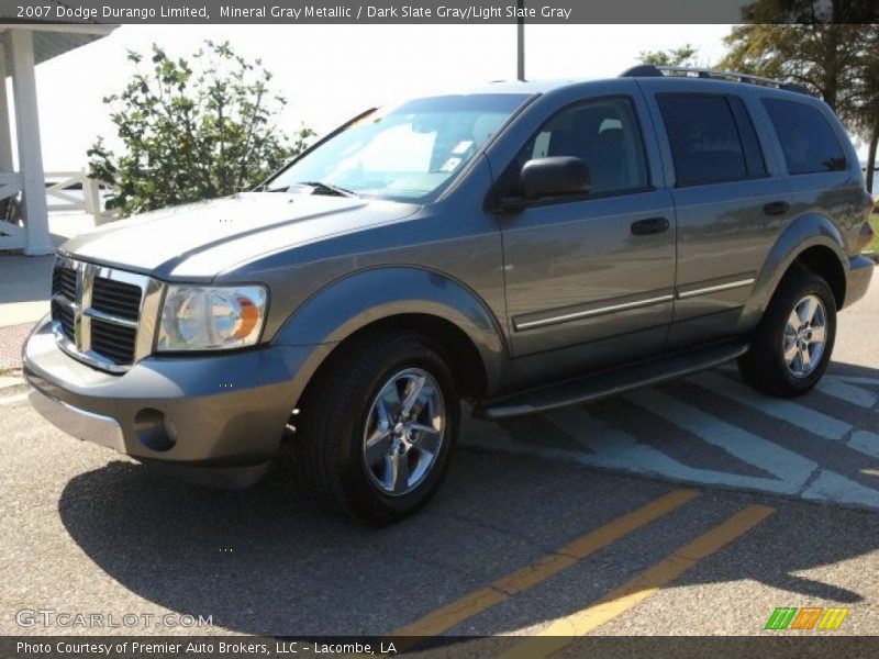 Mineral Gray Metallic / Dark Slate Gray/Light Slate Gray 2007 Dodge Durango Limited