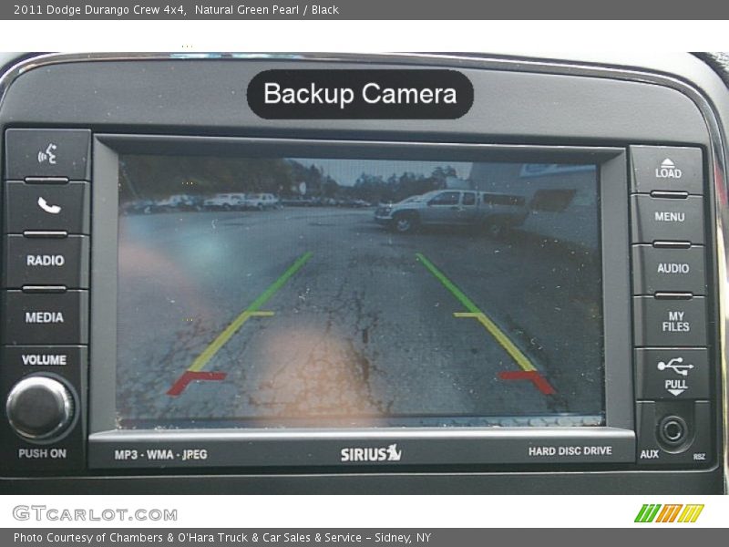 Natural Green Pearl / Black 2011 Dodge Durango Crew 4x4