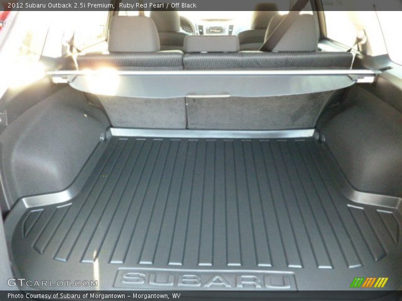 Ruby Red Pearl / Off Black 2012 Subaru Outback 2.5i Premium