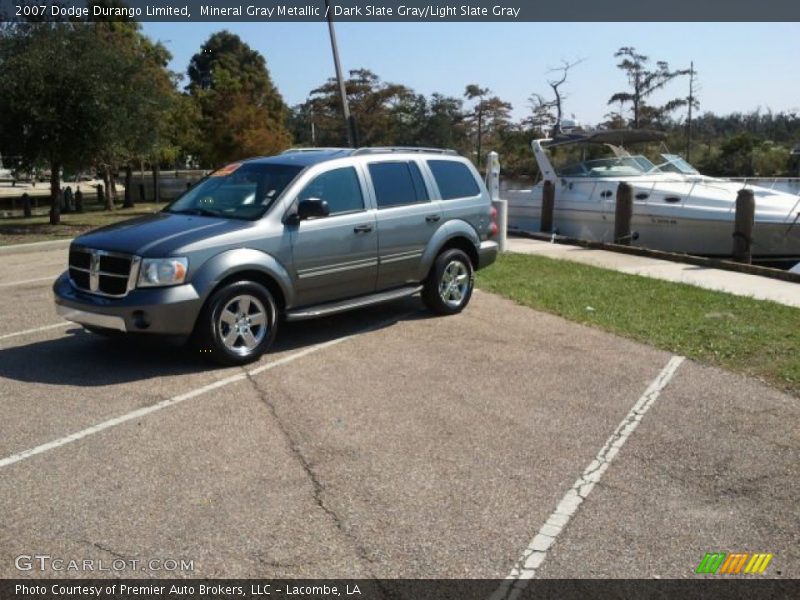 Mineral Gray Metallic / Dark Slate Gray/Light Slate Gray 2007 Dodge Durango Limited