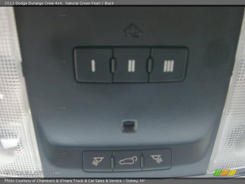 Natural Green Pearl / Black 2011 Dodge Durango Crew 4x4