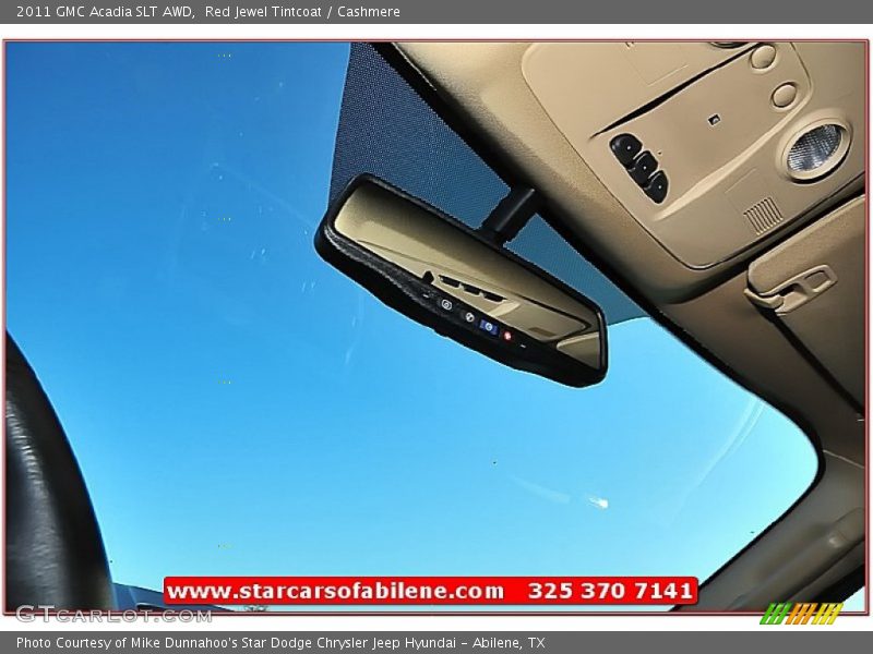 Red Jewel Tintcoat / Cashmere 2011 GMC Acadia SLT AWD