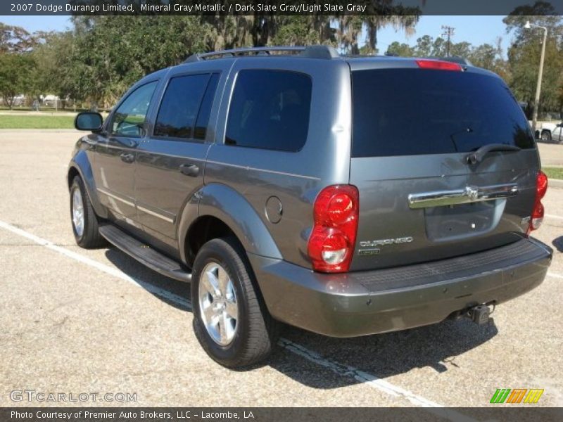 Mineral Gray Metallic / Dark Slate Gray/Light Slate Gray 2007 Dodge Durango Limited