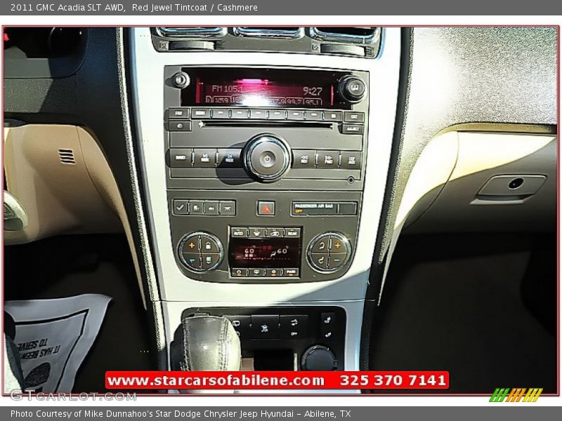 Red Jewel Tintcoat / Cashmere 2011 GMC Acadia SLT AWD
