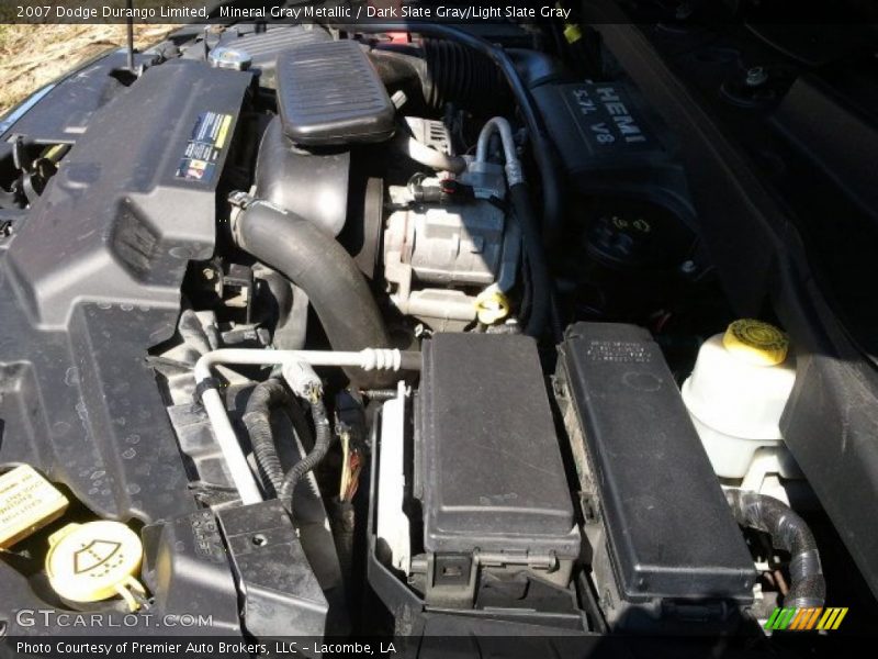 Mineral Gray Metallic / Dark Slate Gray/Light Slate Gray 2007 Dodge Durango Limited