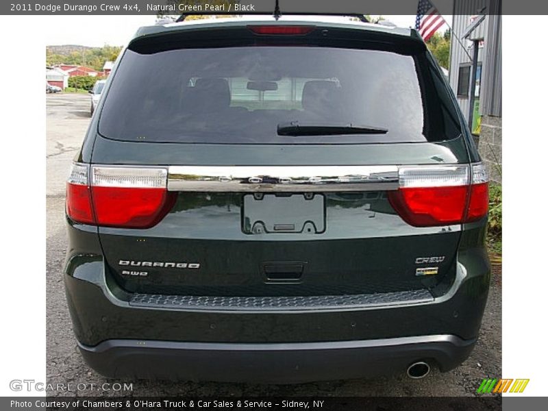 Natural Green Pearl / Black 2011 Dodge Durango Crew 4x4