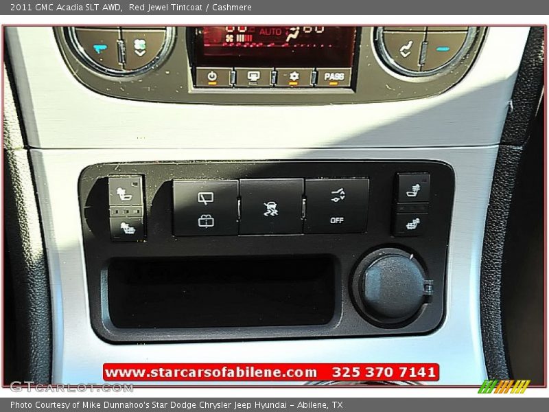 Red Jewel Tintcoat / Cashmere 2011 GMC Acadia SLT AWD