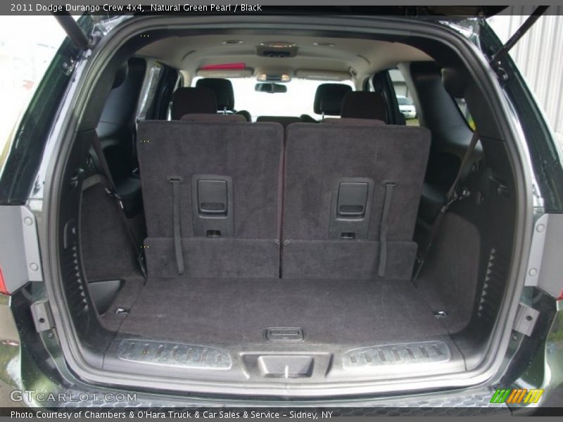 Natural Green Pearl / Black 2011 Dodge Durango Crew 4x4