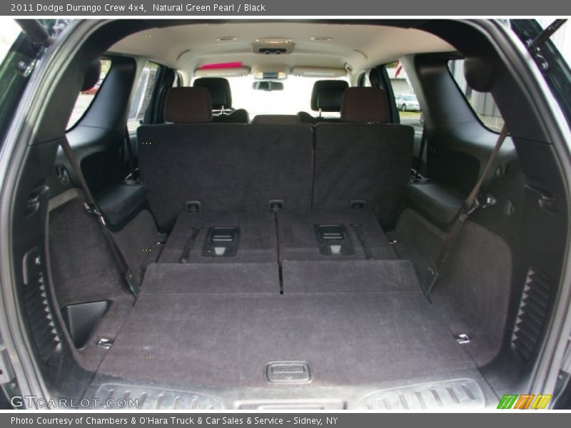 Natural Green Pearl / Black 2011 Dodge Durango Crew 4x4