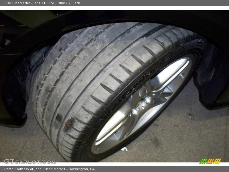 Black / Black 2007 Mercedes-Benz CLS 550