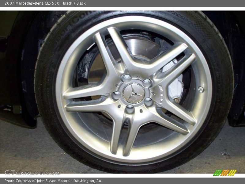 Black / Black 2007 Mercedes-Benz CLS 550