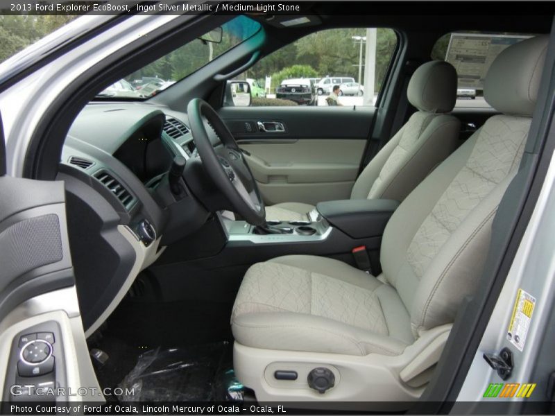  2013 Explorer EcoBoost Medium Light Stone Interior