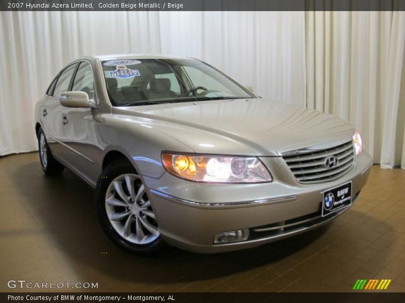Golden Beige Metallic / Beige 2007 Hyundai Azera Limited