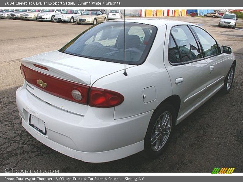 Summit White / Graphite 2004 Chevrolet Cavalier LS Sport Sedan