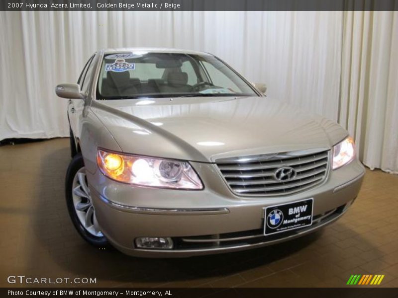 Golden Beige Metallic / Beige 2007 Hyundai Azera Limited