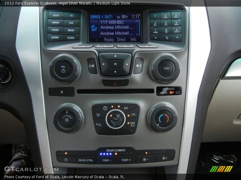 Controls of 2013 Explorer EcoBoost