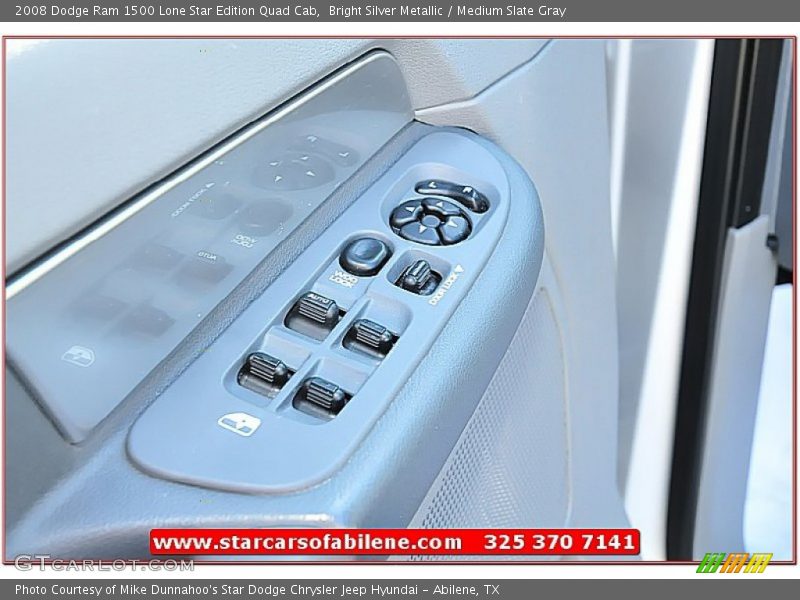 Bright Silver Metallic / Medium Slate Gray 2008 Dodge Ram 1500 Lone Star Edition Quad Cab