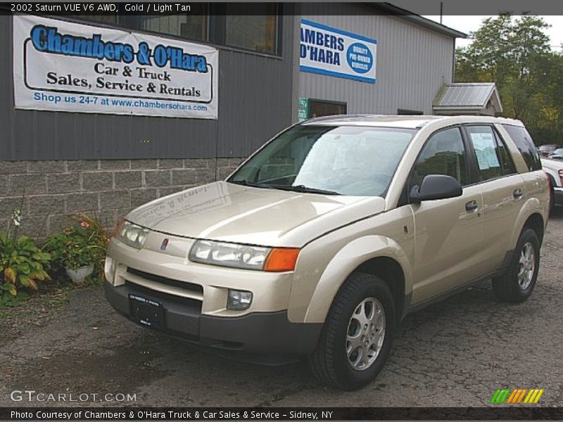 Gold / Light Tan 2002 Saturn VUE V6 AWD